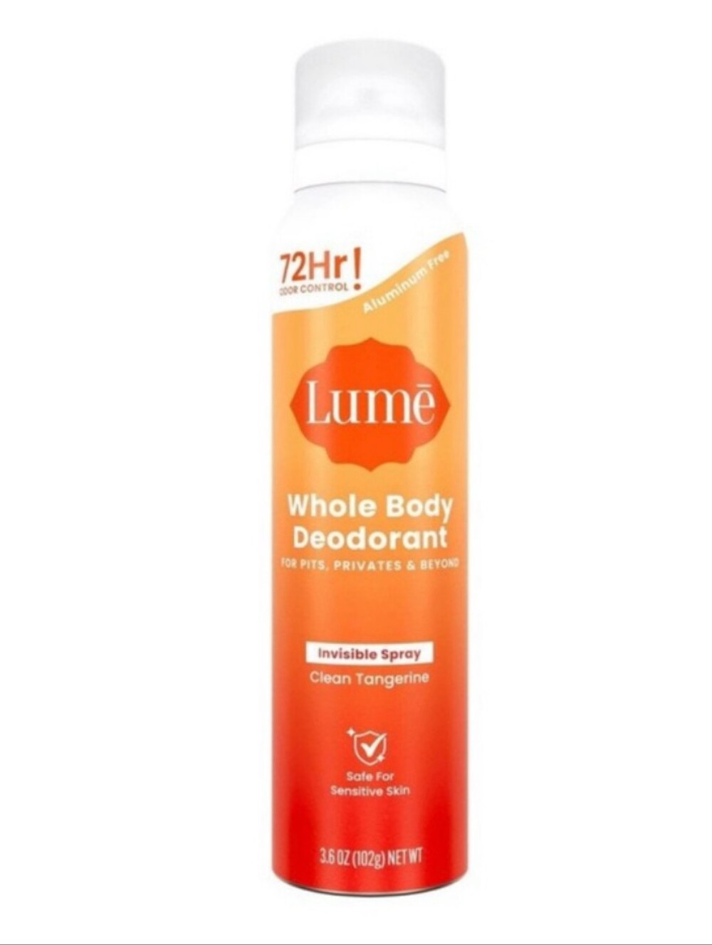 Lume Whole Body Deodorant Spray - Clean Tangerine